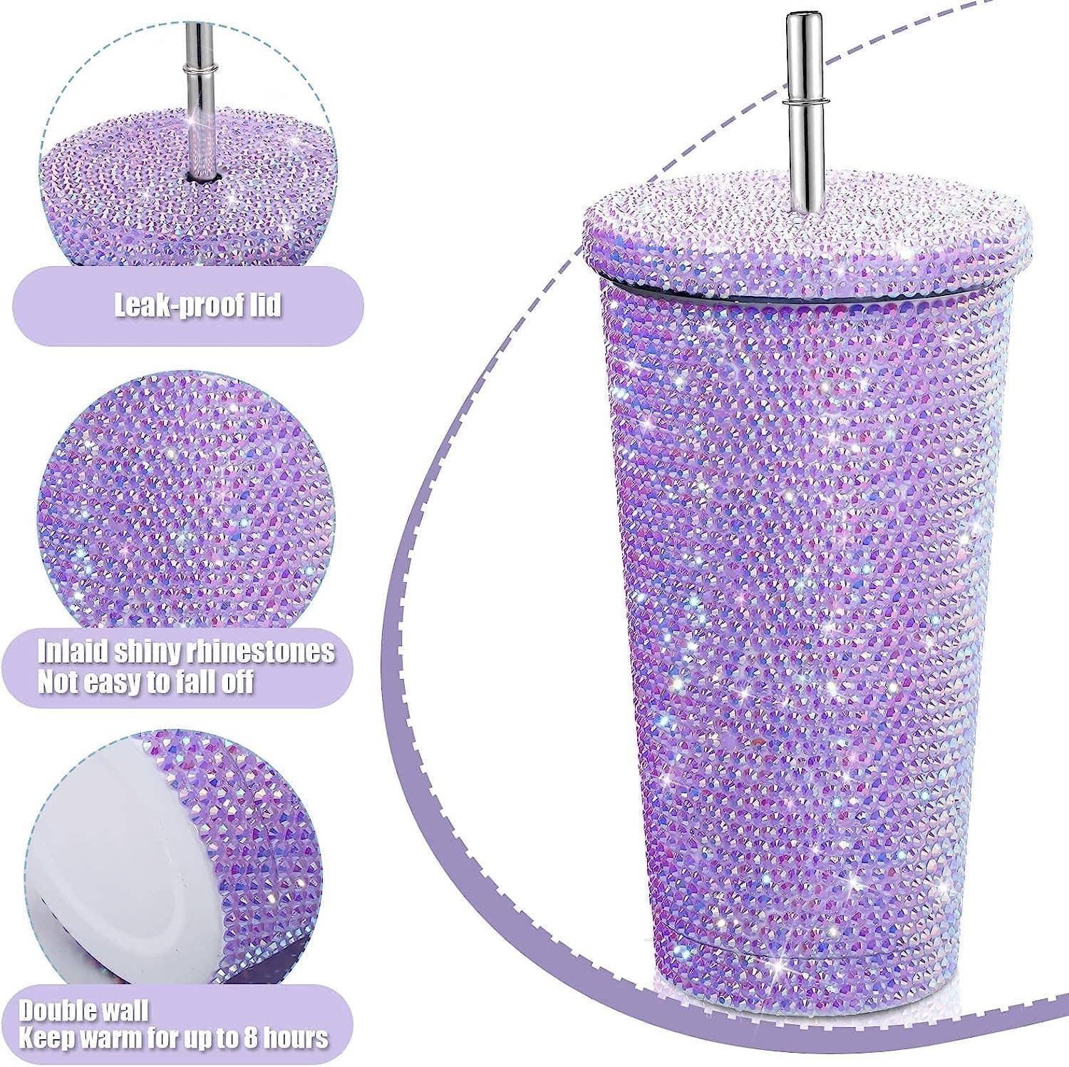 Sparkle Rhinestone Water Bottle 17oz FKWB0628 - SWEETKAMA