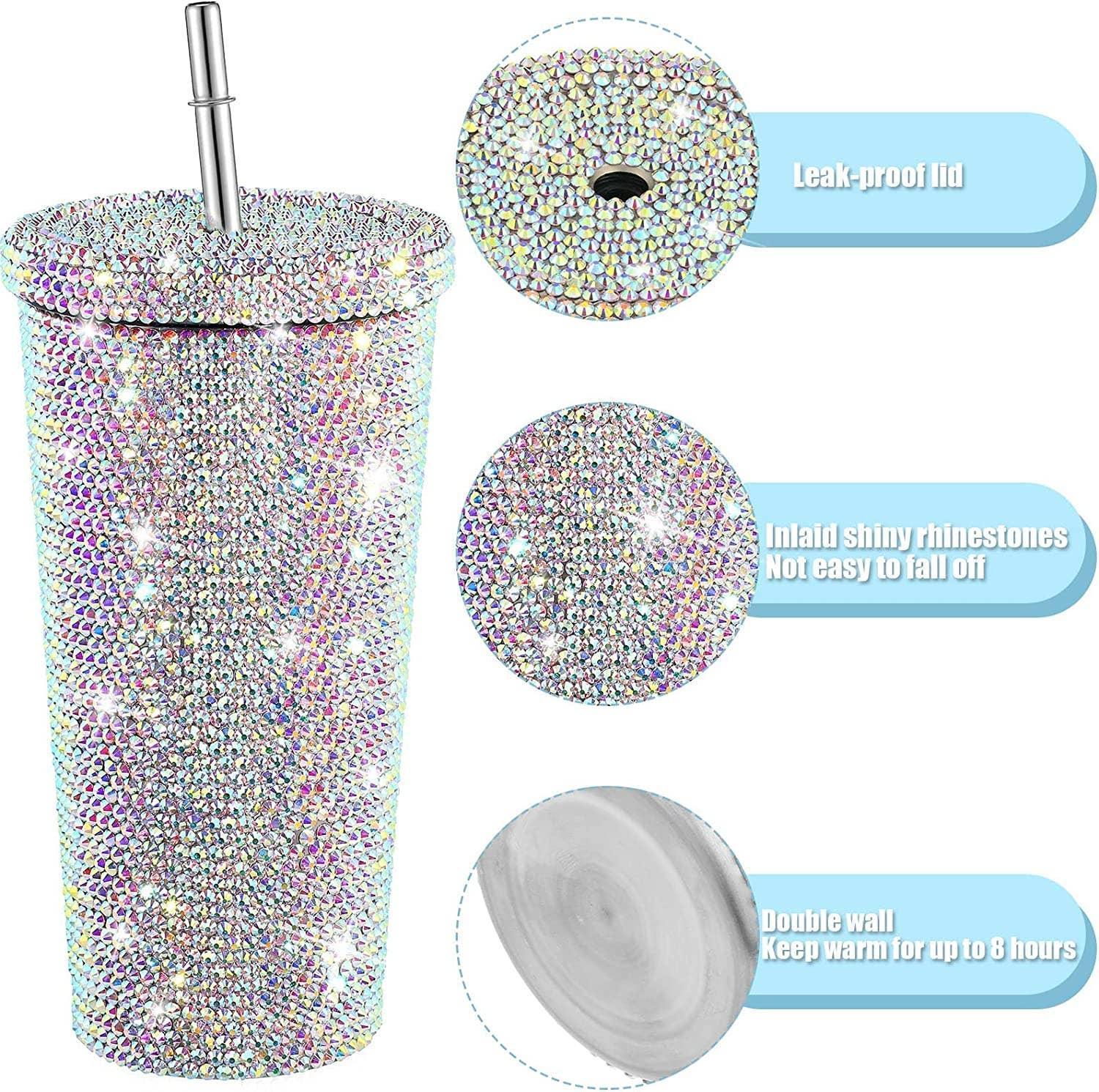 Sparkle Rhinestone Water Bottle 17oz FKWB0628 - SWEETKAMA