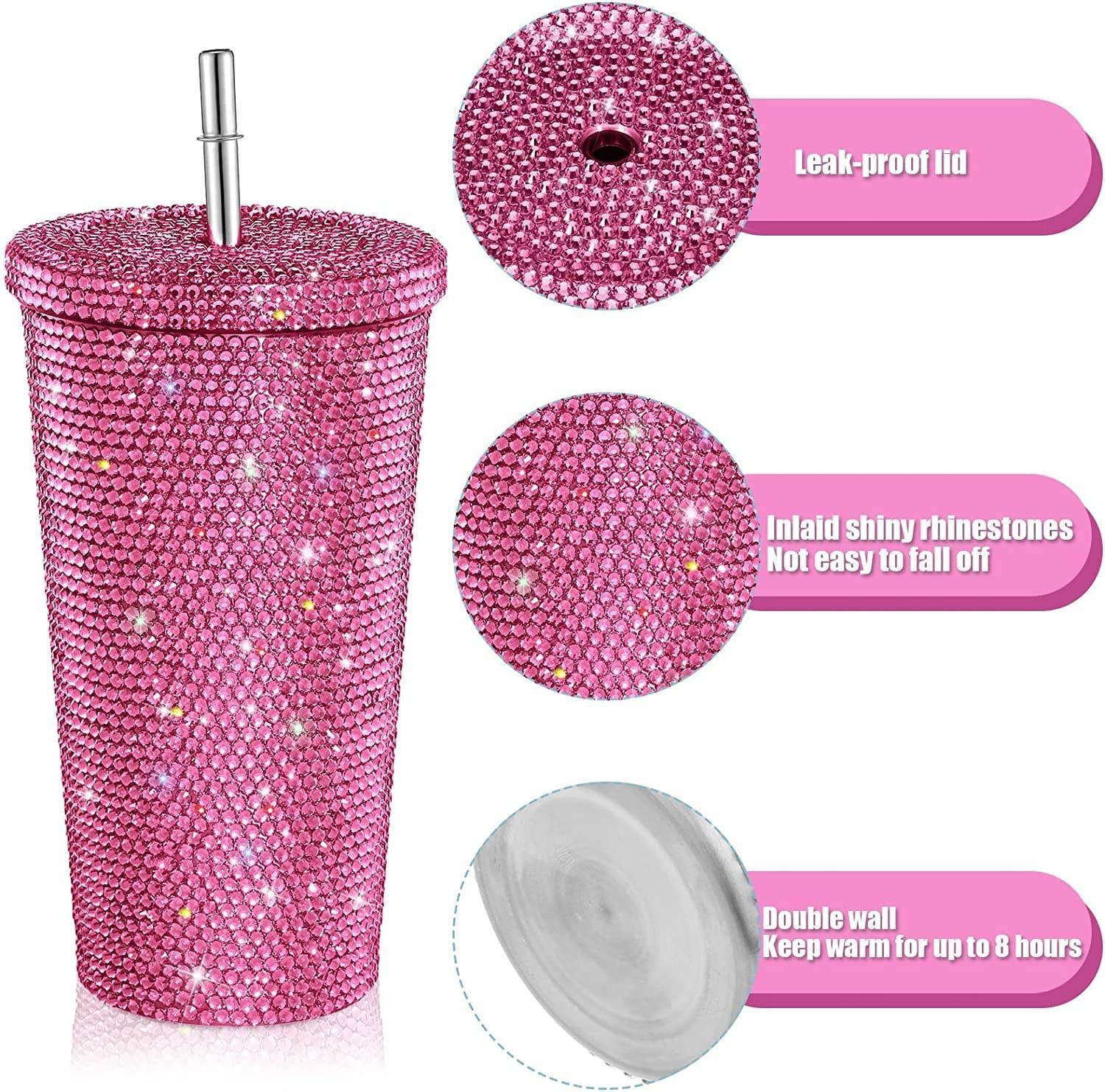Sparkle Rhinestone Water Bottle 17oz FKWB0628 - SWEETKAMA