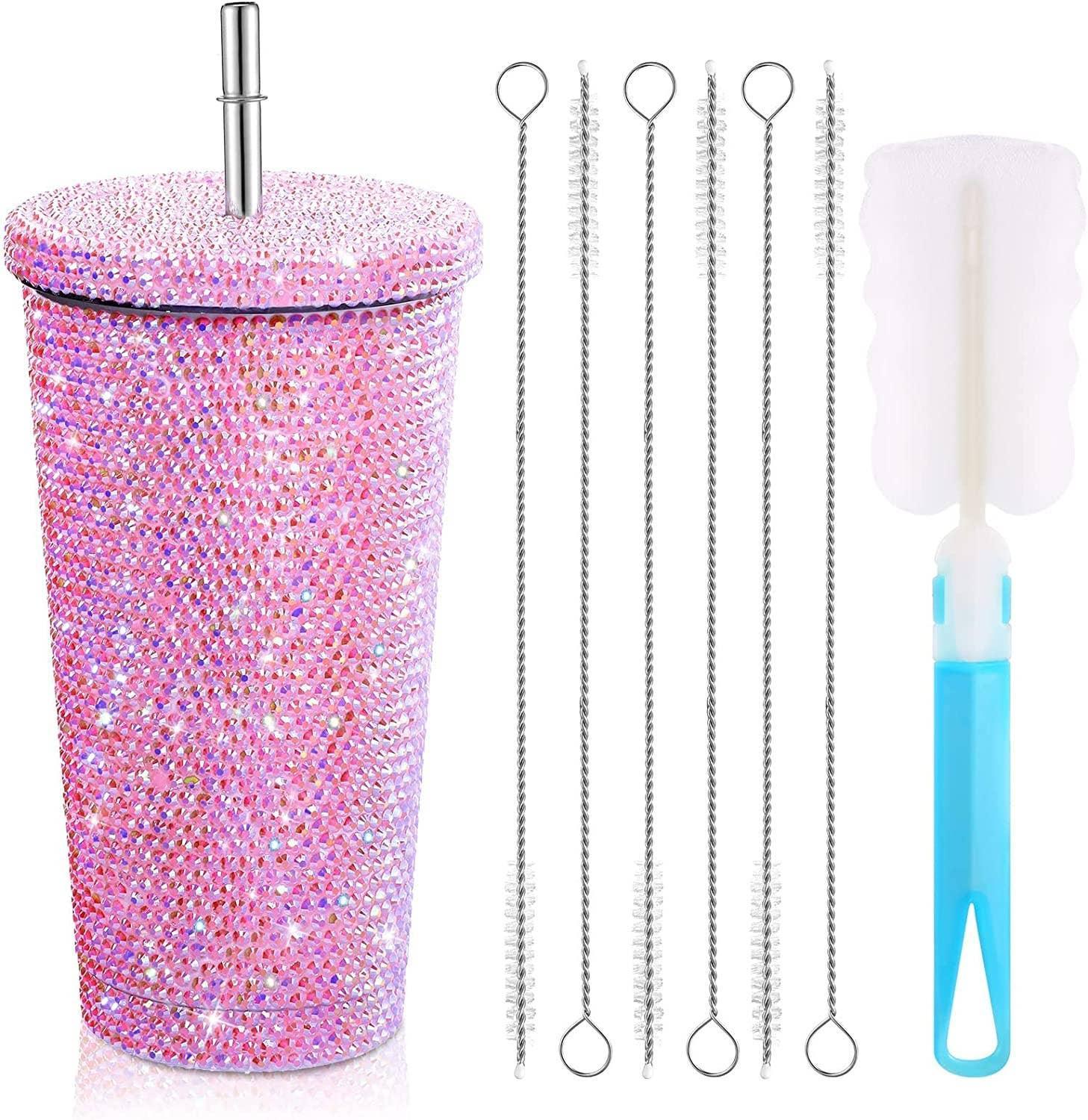 Sparkle Rhinestone Water Bottle 17oz FKWB0628 - SWEETKAMA