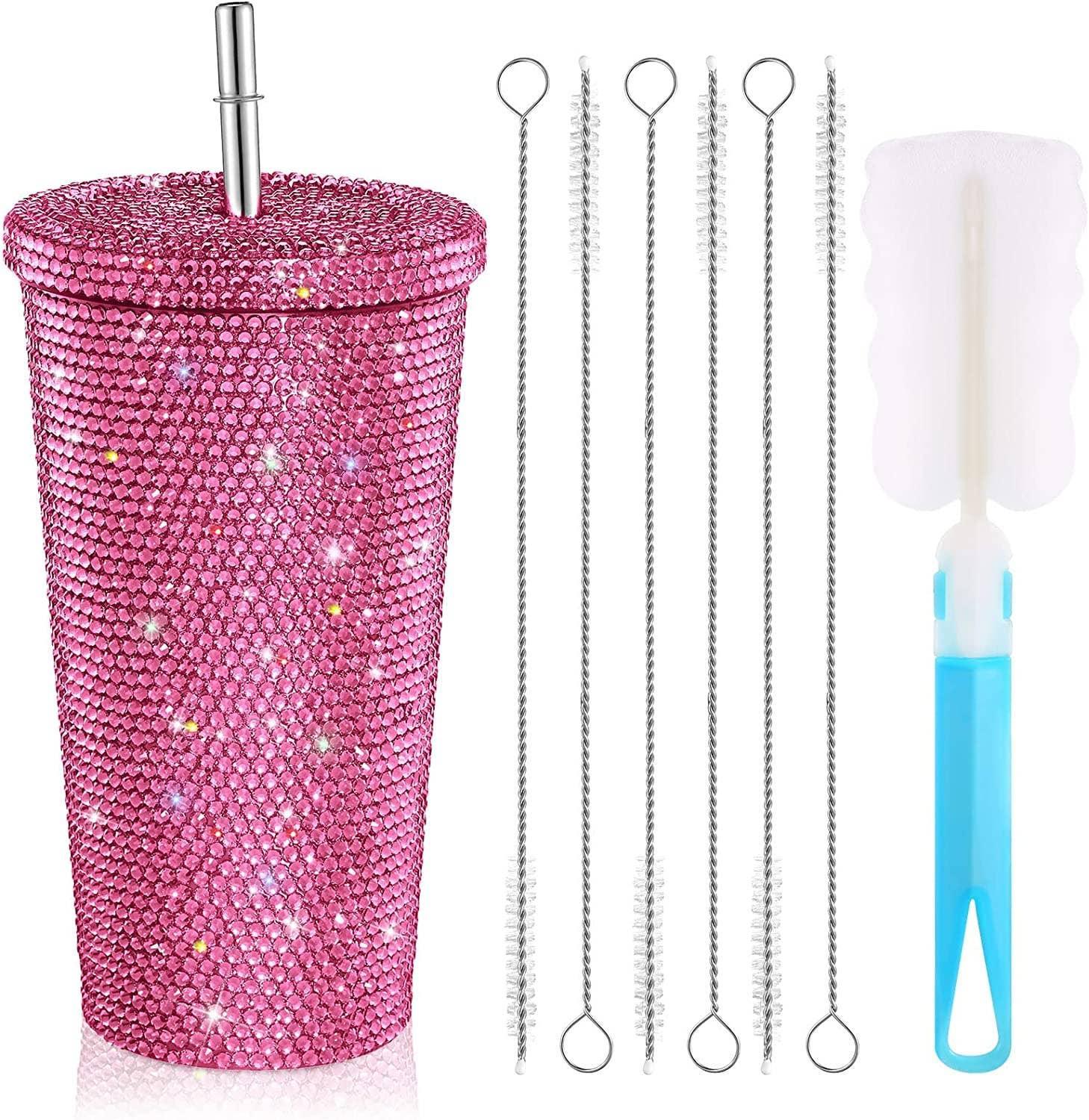 Sparkle Rhinestone Water Bottle 17oz FKWB0628 - SWEETKAMA