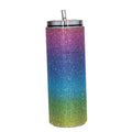 Sparkle Rhinestone Water Bottle 17oz with Straw FKC05 - SWEETKAMA