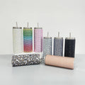 Sparkle Rhinestone Water Bottle 17oz with Straw FKC05 - SWEETKAMA