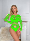 Spicy Hollow Out Fishnet See Through Bodystocking W482 - SWEETKAMA