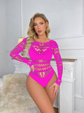 Spicy Hollow Out Fishnet See Through Bodystocking W482 - SWEETKAMA