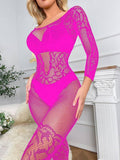 Spicy Hollow Out Fishnet See Through Bodystocking W594 - SWEETKAMA