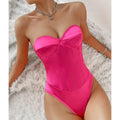 Strapless Sexy Back String Tie Bodysuit M60327 - SWEETKAMA