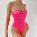 Strapless Sexy Back String Tie Bodysuit M60327 - SWEETKAMA