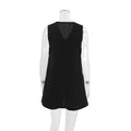 V-Neck Splice Long Vest Straight Leg Shorts Set 2S5025B - SWEETKAMA