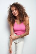 Women Seamless Cami Crop Top SKT3007 - SWEETKAMA