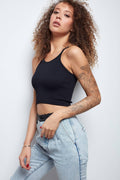 Women Seamless Cami Crop Top SKT3007 - SWEETKAMA