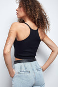 Women Seamless Cami Crop Top SKT3007 - SWEETKAMA