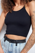 Women Seamless Cami Crop Top SKT3007 - SWEETKAMA