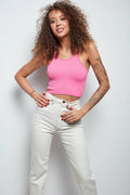 Women Seamless Cami Crop Top SKT3007 - SWEETKAMA